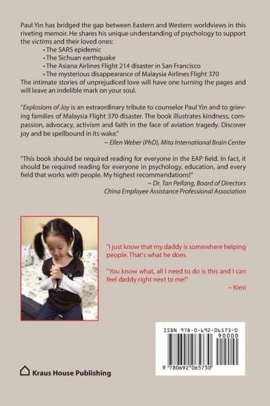 Explosions of Joy: A Memoir of the Grief Counselor for Missing Malaysia Airlines Flight 370