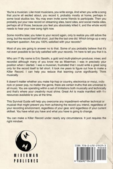 Musician's Survival Guide to a Killer Record