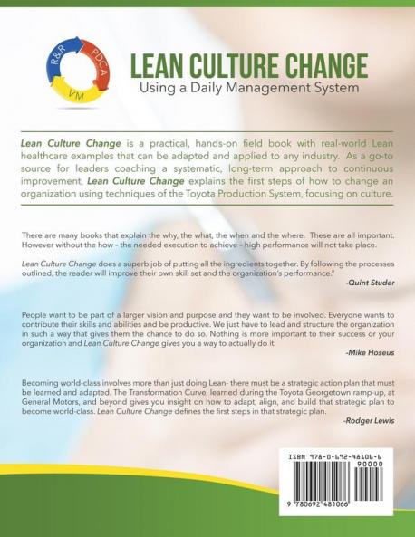 Lean Culture Change: Using a Daily Management System