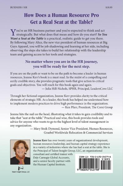 So You Want a Seat at the Table: A Practical Guide to Being a True HR Business Partner