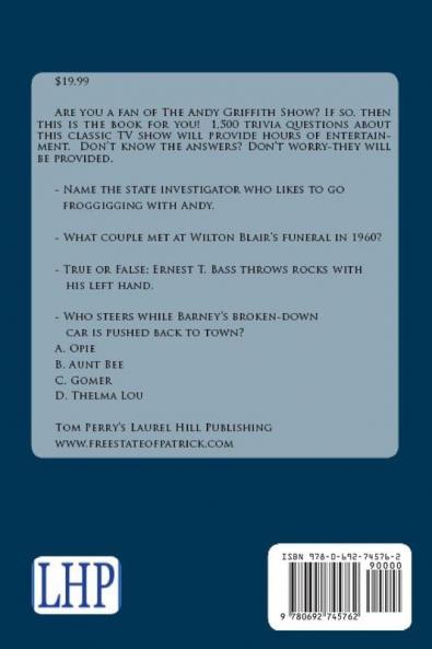 Mayberry Trivia: 1500 Questions About A TV Classic