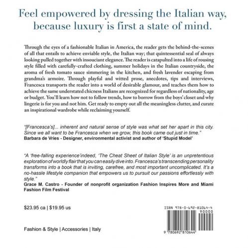 The Cheat Sheet of Italian Style