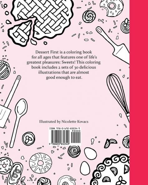 Dessert First: Coloring Book