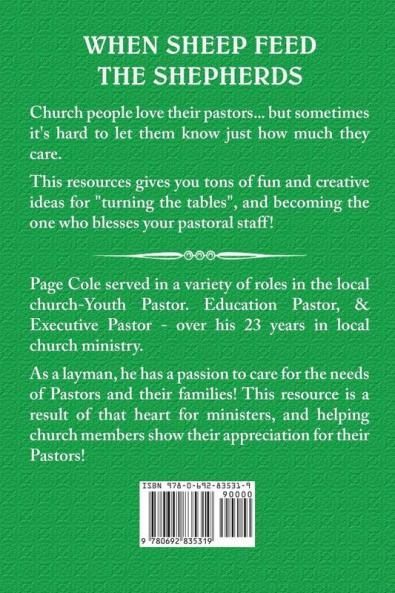 When Sheep Feed the Shepherds: Fun Ways for Churches to Show Love Their Love for Pastors