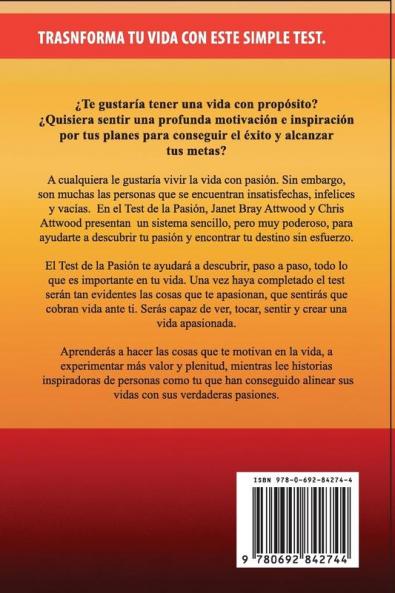 El Test de la Pasión: El Camino Más Fácil Para Descubrir Tu Destino