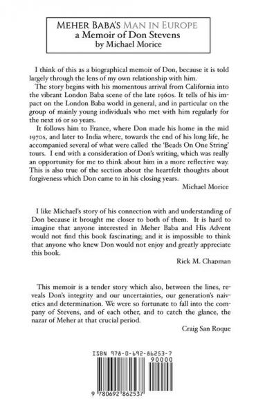 Meher Baba's Man in Europe: A Memoir of Don Stevens