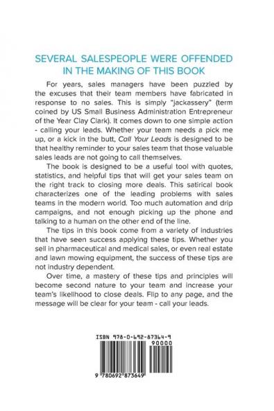 Call Your Leads: 101 Tips to Improve Sales