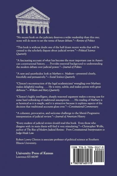 Marbury v. Madison and Judicial Review