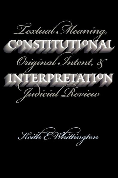Constitutional Interpretation