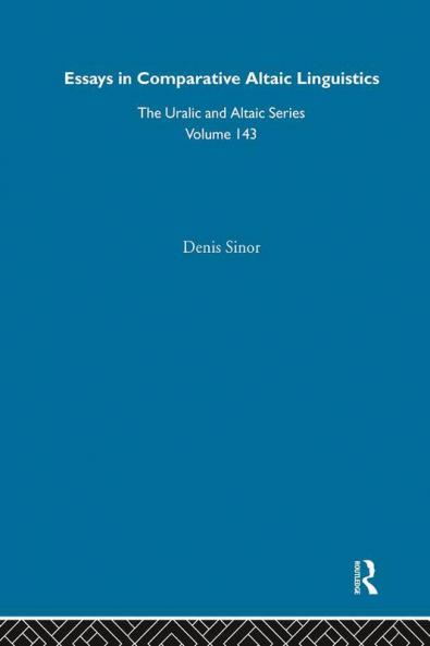 Essays in Comparative Altaic Linguistics