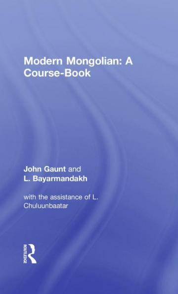 Modern Mongolian