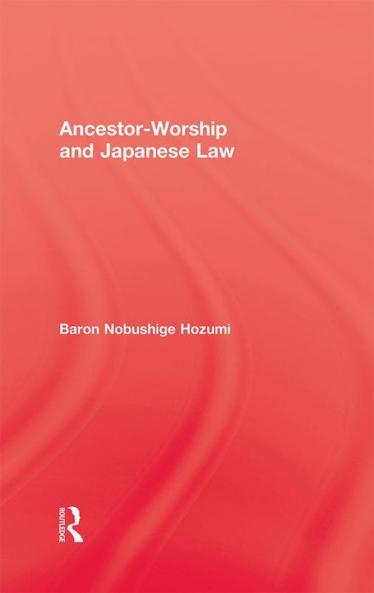 Ancestor Worship & Japanese Law