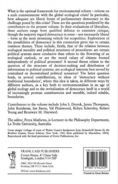 Ecology and Democracy