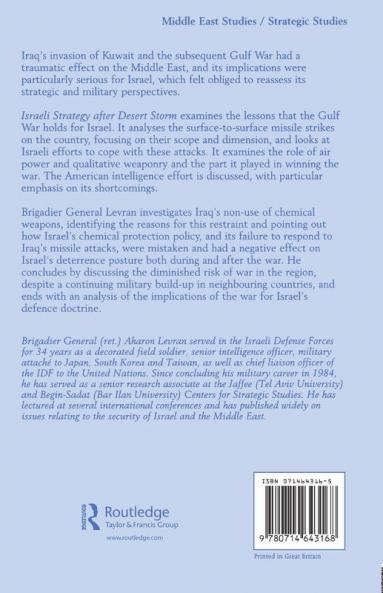 Israeli Strategy After Desert Storm