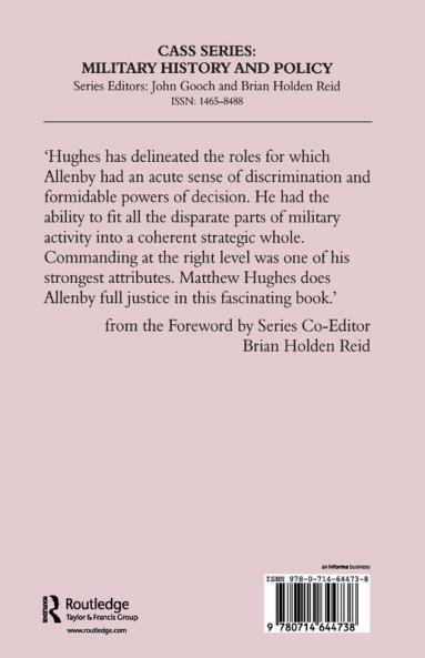 Allenby and British Strategy in the Middle East 1917-1919