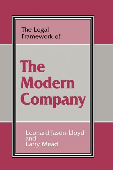 Legal Framework of the Modern Company