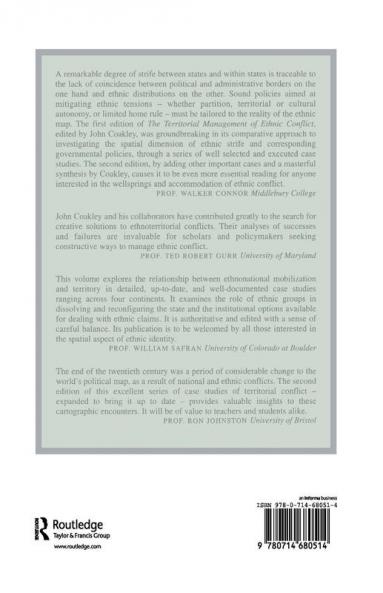 Territorial Management of Ethnic Conflict