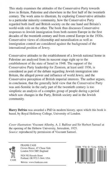 Conservative Party Attitudes to Jews