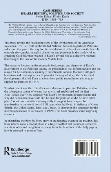 H V Evatt and the Establishment of Israel