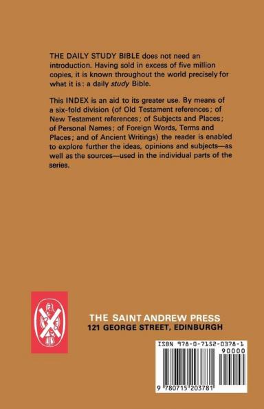 William Barclay's Daily Study Bible Index
