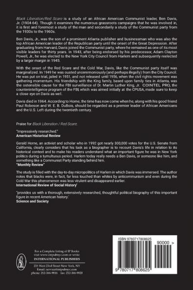 Black Liberation / Red Scare: Ben Davis and the Communist Party