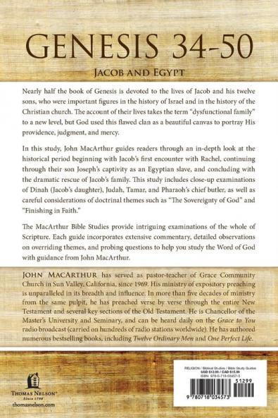 Genesis 34 to 50