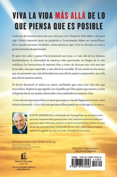 Una vida más que maravillosa
