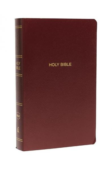 NKJV Gift and Award Bible Leather-Look Burgundy Red Letter Edition