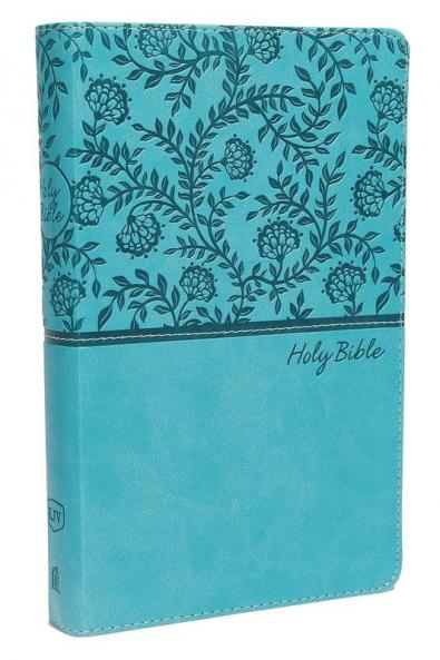 KJV Deluxe Gift Bible Imitation Leather Green Red Letter Edition