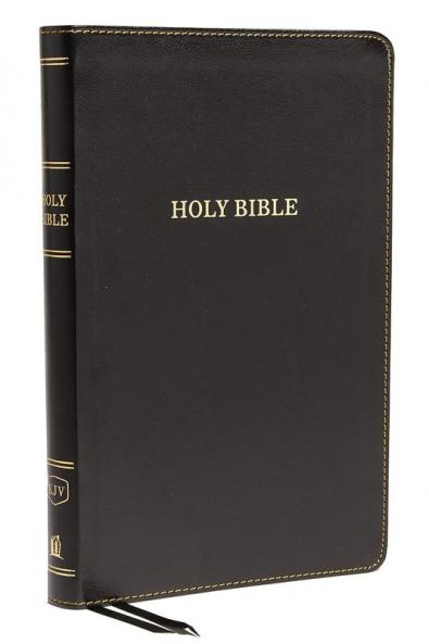 KJV, Thinline Bible, Leathersoft, Black, Red Letter, Comfort