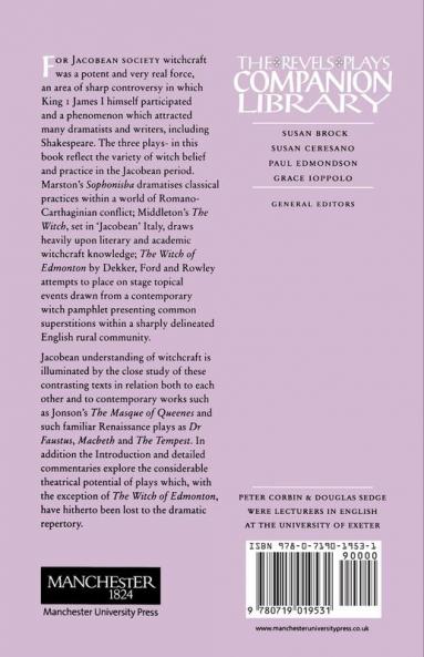Three Jacobean witchcraft plays