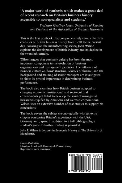 British Business History 1720-1994