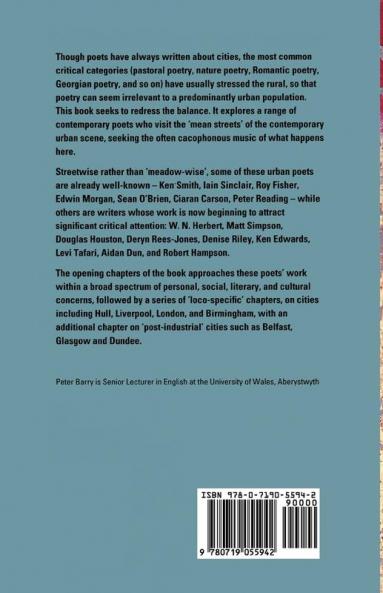 Contemporary British poetry and the city