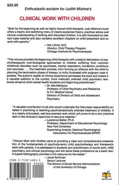 Clinical Work With Children