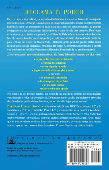 Sonar en grande (Dream BIG!): Una guia para enfrentar los desafios de la vida y crear la vida que usted merece (A Roadmap for Facing Life's Challenges and Creating the Life You Deserve)