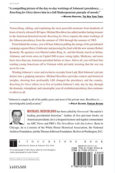 Reaching for Glory: Lyndon Johnson's Secret White House Tapes 1964-1965