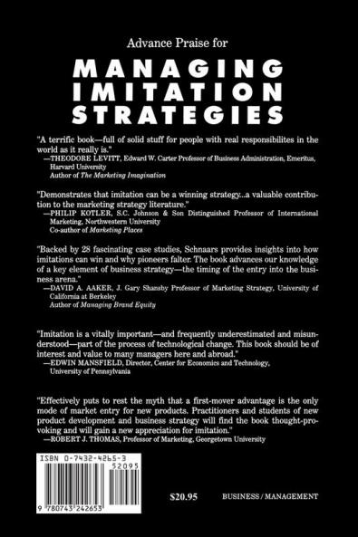 Managing Imitation Strategies