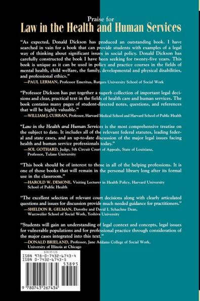 Law in the Health and Human Services