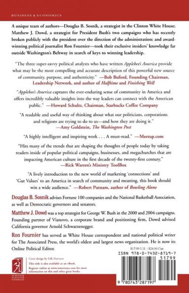 Applebee's America: How Successful Political Business and Religious Leaders Connect with the New American Community
