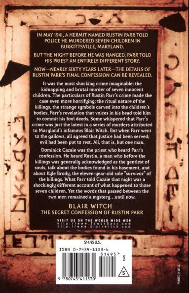 Blair Witch: The Secret Confession of Rustin Parr
