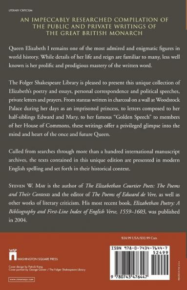 Queen Elizabeth I: Selected Works (Folger Shakespeare Library)