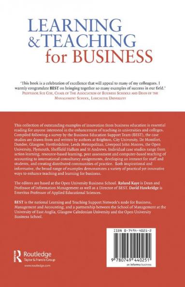 Learning and Teaching for Business