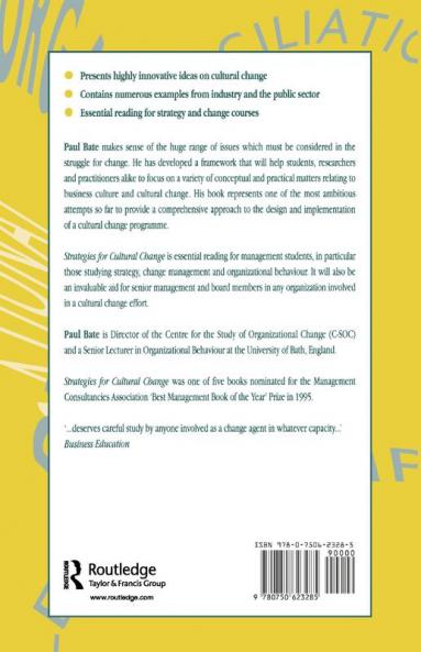Strategies for Cultural Change
