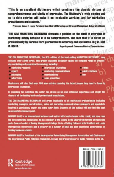 CIM Marketing Dictionary
