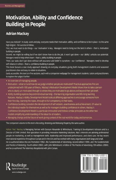 Motivation Ability and Confidence Building in People