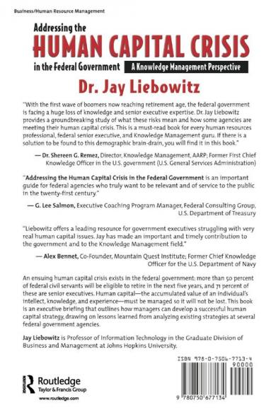 Addressing the Human Capital Crisis in the Federal Government