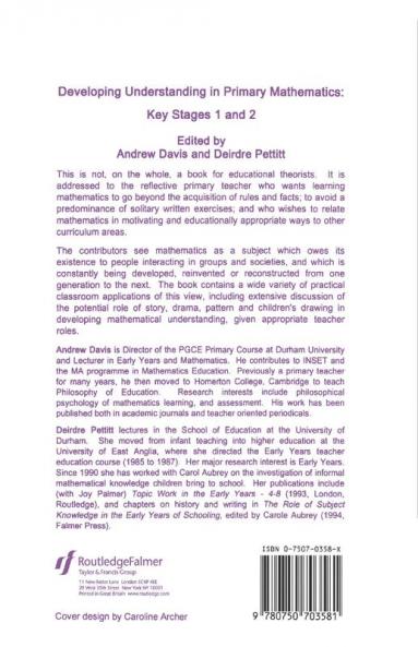 Developing Understanding In Primary Mathematics