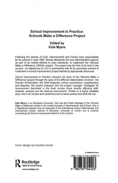 School Improvement In Practice