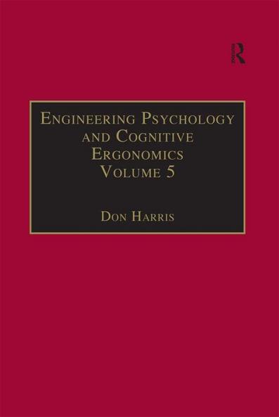 Engineering Psychology and Cognitive Ergonomics