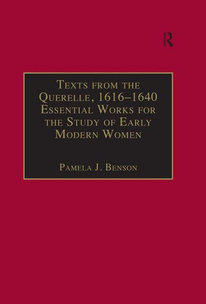 Texts from the Querelle 1616-1640